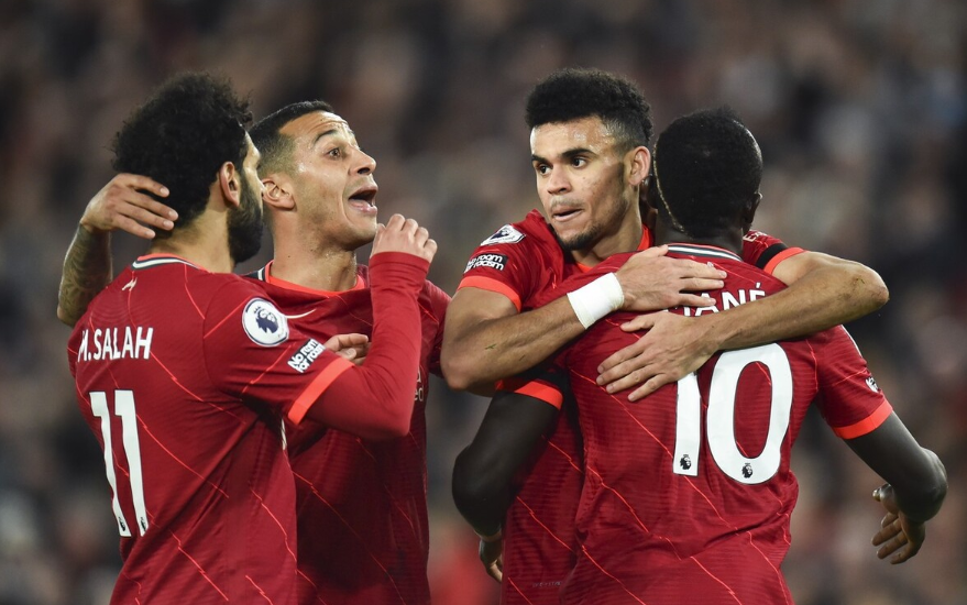  迪亚斯独中两元利物浦主场完胜布伦特福德重返前三